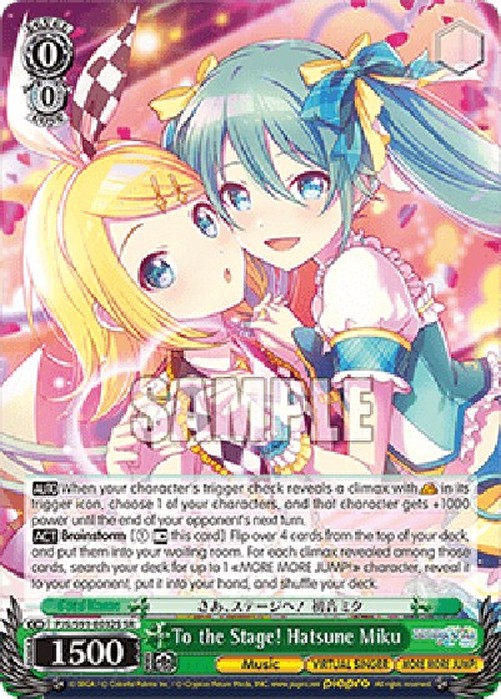 Weiß Schwarz PJS/To the Stage! Hatsune Miku (V.2 - Super Rare)