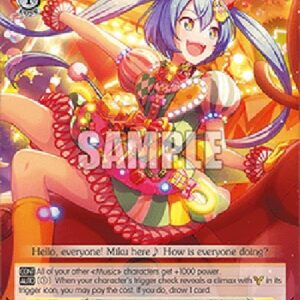 Weiß Schwarz PJS/Snow, Sleigh, Reindeer, Santa! Hatsune Miku (V.1 - Rare)
