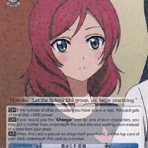 Weiß Schwarz LL/Great at Singing, Maki (V.1 - Rare)