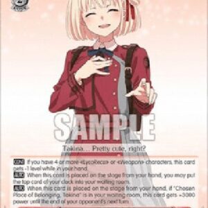 Weiß Schwarz LRC/Place to Return To, Chisato (V.1 - Double Rare)