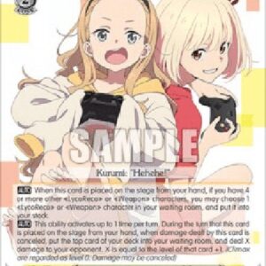 Weiß Schwarz LRC/Let's Game! Kurumi & Chisato (V.1 - Rare)