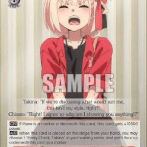 Weiß Schwarz LRC/Panty Check, Chisato