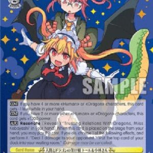 Weiß Schwarz KMD/Bridging Humans and Dragons, Tohru & Miss Kobayashi (V.2 - Feature Rare)