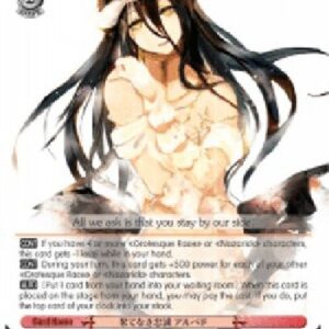 Weiß Schwarz OVL/Infinite Loyalty, Albedo (V.2 - Super Rare)