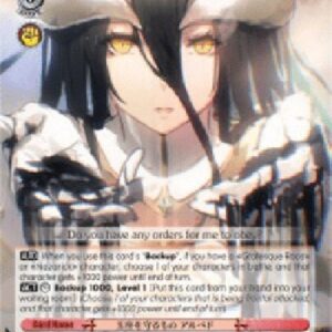 Weiß Schwarz OVL/Defender of the Throne, Albedo (V.2 - Super Rare)