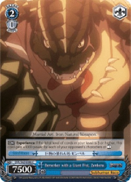 Weiß Schwarz OVL/Berserker with a Giant Fist, Zenberu
