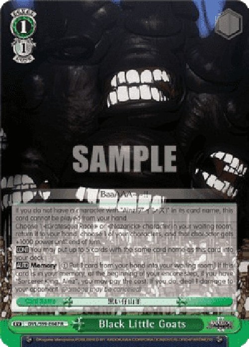 Weiß Schwarz OVL/Black Little Goats (V.1 - Rare)