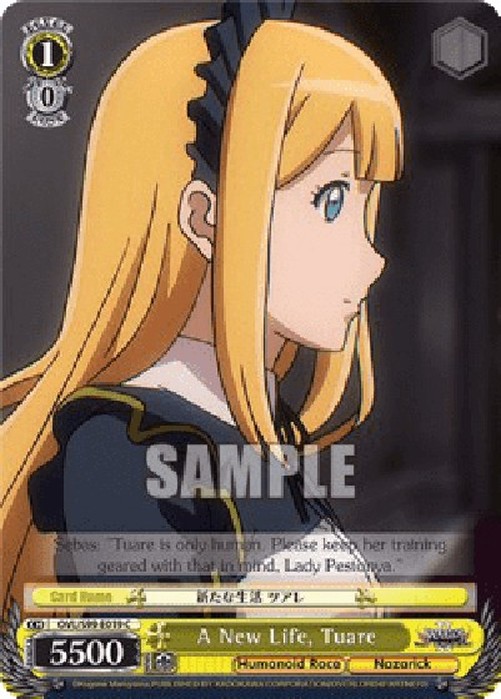 Weiß Schwarz OVL/A New Life, Tuare