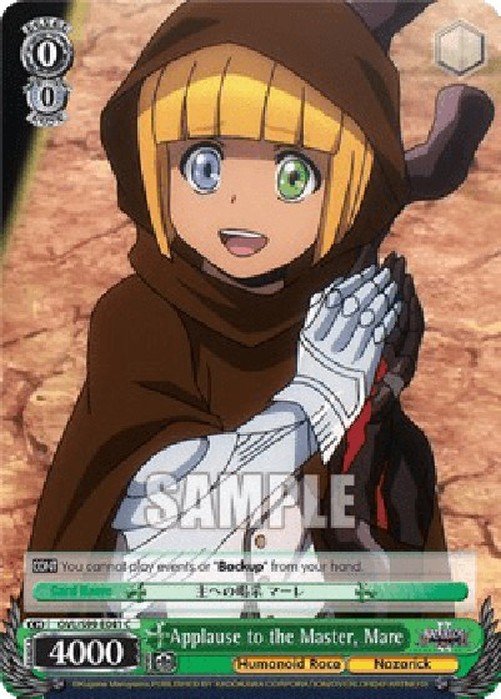 Weiß Schwarz OVL/Applause to the Master, Mare