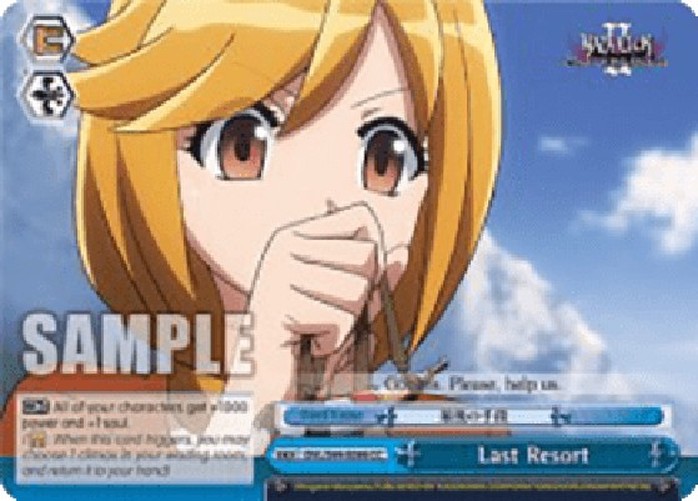 Weiß Schwarz OVL/Last Resort (V.1 - Climax Common)