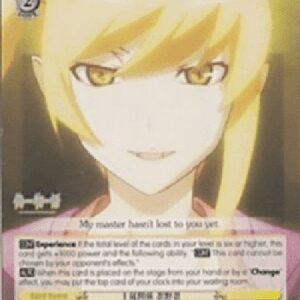 Weiß Schwarz NM/Master-servant Relationship, Shinobu Oshino (V.2 - Double Rare)