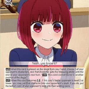 Weiß Schwarz OSK/Casting Negotiation, Kana Arima (V.1 - Rare)