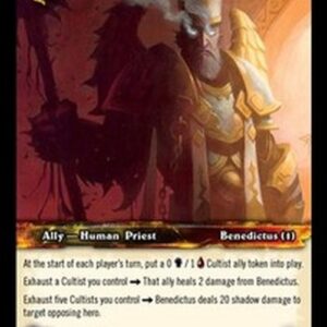World of Warcraft TCG Benedictus, the Twilight Father