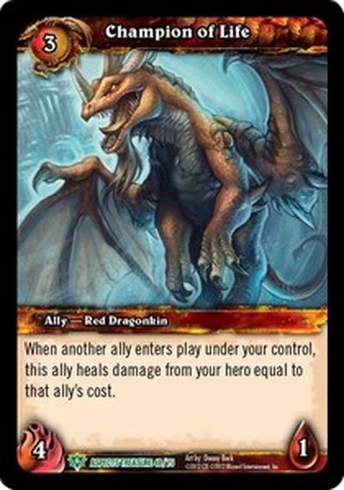 World of Warcraft TCG Champion of Life