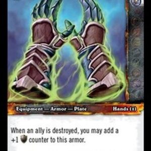 World of Warcraft TCG Necrotic Boneplate Gauntlets