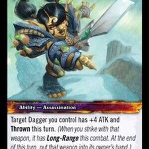 World of Warcraft TCG Knife Throw