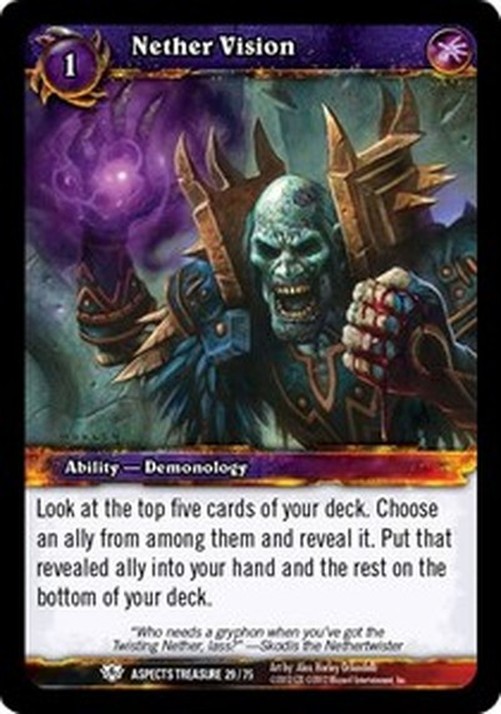 World of Warcraft TCG Nether Vision