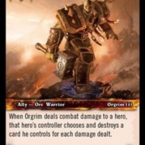 World of Warcraft TCG Orgrim Doomhammer