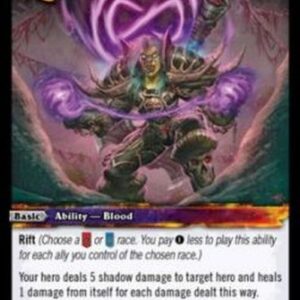 World of Warcraft TCG Corruption of the Ages