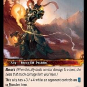 World of Warcraft TCG Blood Knight Lynesta