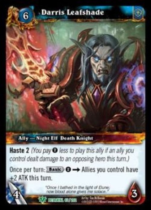 World of Warcraft TCG Darris Leafshade