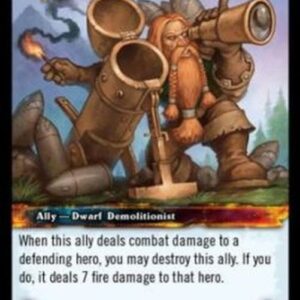 World of Warcraft TCG Dwarf Demolitionist