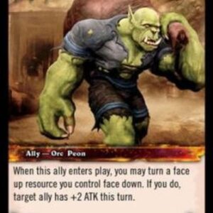 World of Warcraft TCG Orc Peon