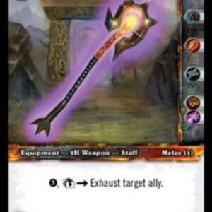 World of Warcraft TCG Bloodfire Greatstaff