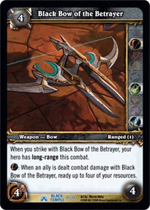 World of Warcraft TCG Black Bow of the Betrayer