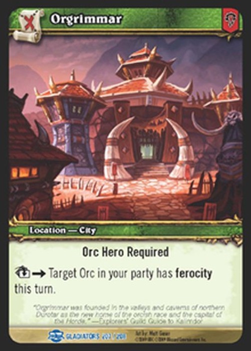 World of Warcraft TCG Orgrimmar