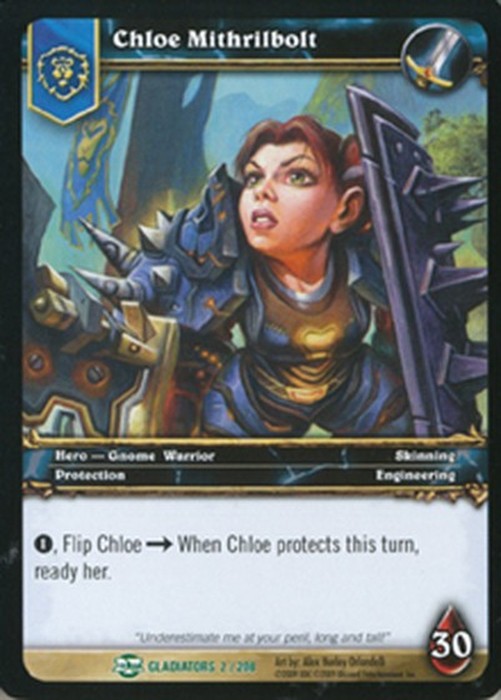 World of Warcraft TCG Chloe Mithrilbolt