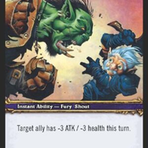 World of Warcraft TCG Cowering Shout