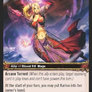 World of Warcraft TCG Karina of Silvermoon