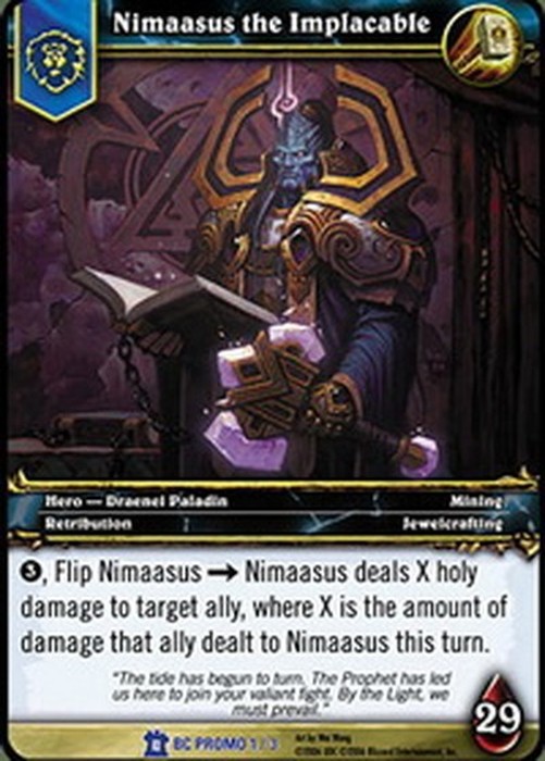 World of Warcraft TCG Nimaasus the Implacable