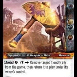World of Warcraft TCG Dathrohan's Ceremonial Hammer