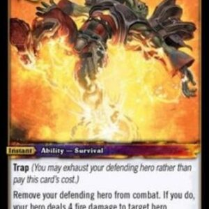 World of Warcraft TCG Eruption Trap