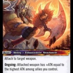 World of Warcraft TCG Flamesoul Weapon