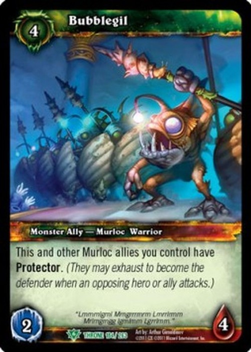 World of Warcraft TCG Bubblegil