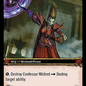 World of Warcraft TCG Confessor Mildred