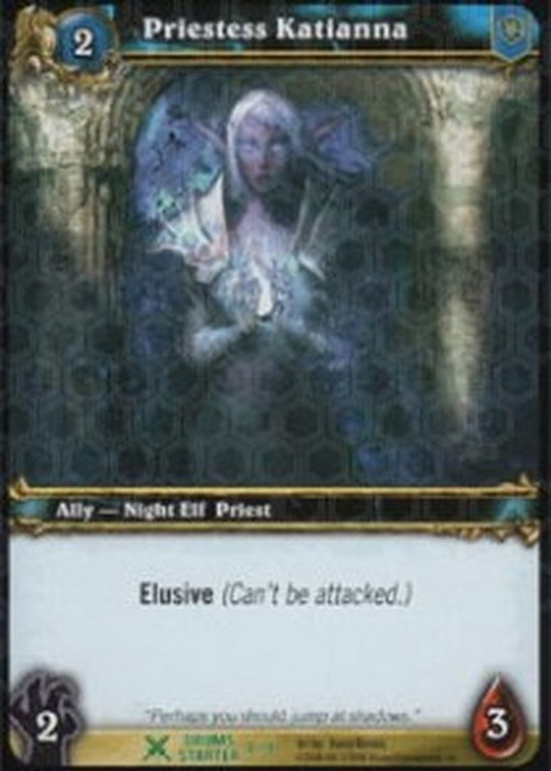 World of Warcraft TCG Priestess Katianna