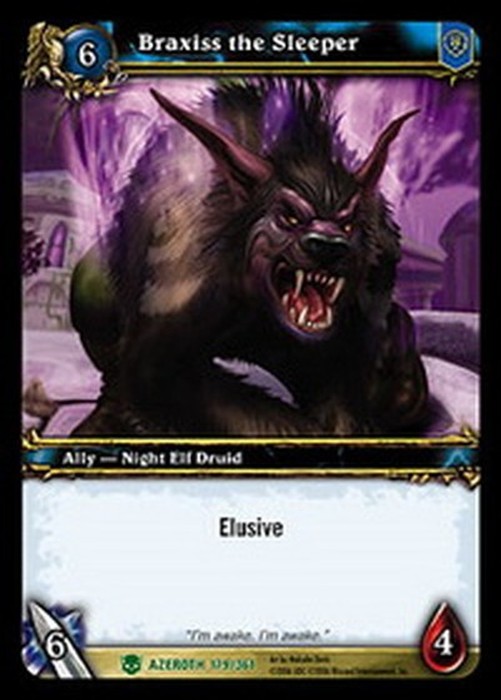 World of Warcraft TCG Braxiss the Sleeper