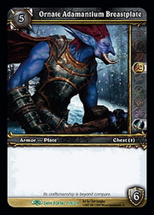 World of Warcraft TCG Ornate Adamantium Breastplate
