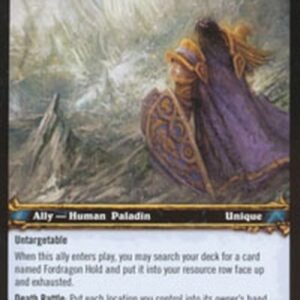 World of Warcraft TCG Bolvar, Highlord of Fordragon Hold