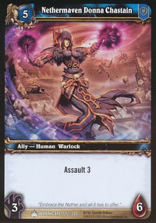 World of Warcraft TCG Nethermaven Donna Chastain