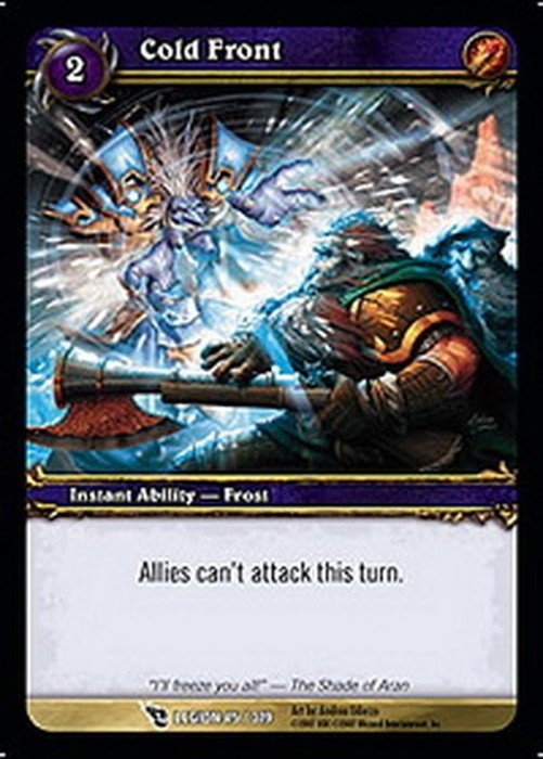 World of Warcraft TCG Cold Front