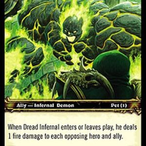 World of Warcraft TCG Dread Infernal