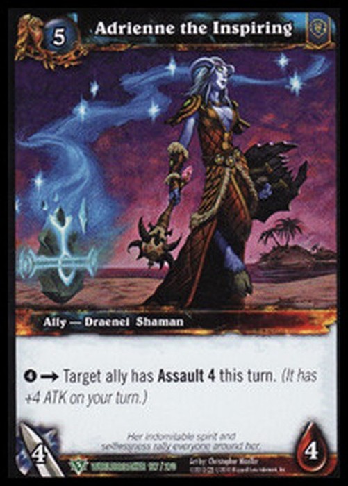 World of Warcraft TCG Adrienne the Inspiring