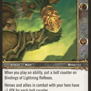 World of Warcraft TCG Bindings of Lightning Reflexes