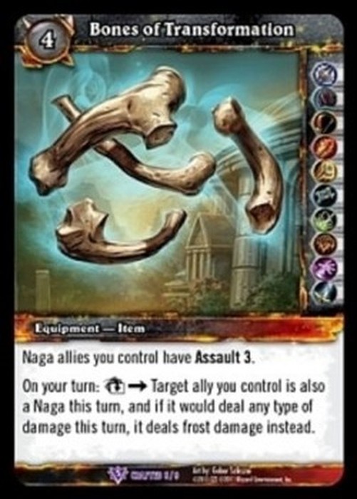 World of Warcraft TCG Bones of Transformation