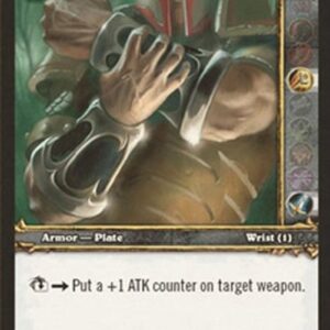 World of Warcraft TCG Black Felsteel Bracers